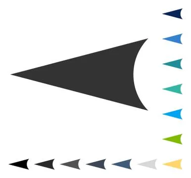 Arrowhead Left Vector Icon Stock Illustration