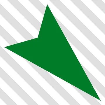 Arrowhead Right-Down Vector Icon Stock Illustration