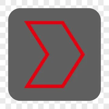 Arrowhead Right Interface Toolbar Button 스톡 일러스트