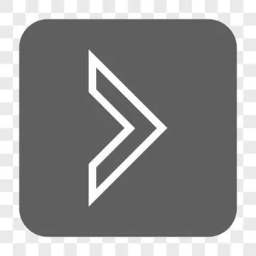 Arrowhead Right Rounded Square Button 스톡 일러스트