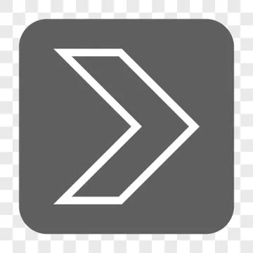 Arrowhead Right Rounded Square Button イラスト素材