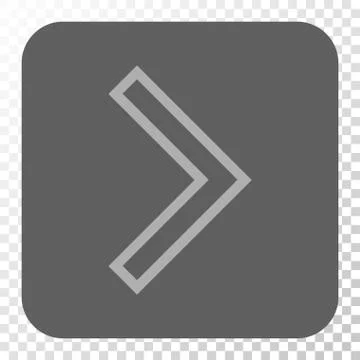 Arrowhead Right Rounded Square Button 스톡 일러스트