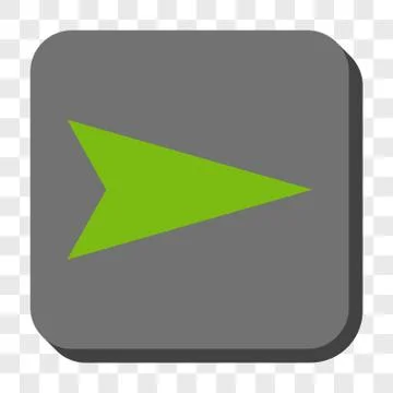 Arrowhead Right Rounded Square Button イラスト素材