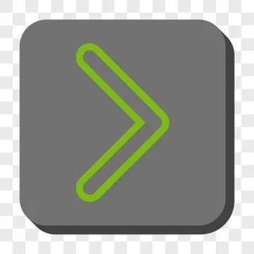 Arrowhead Right Rounded Square Button イラスト素材