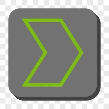 Arrowhead Right Rounded Square Button 스톡 일러스트