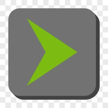 Arrowhead Right Rounded Square Button イラスト素材