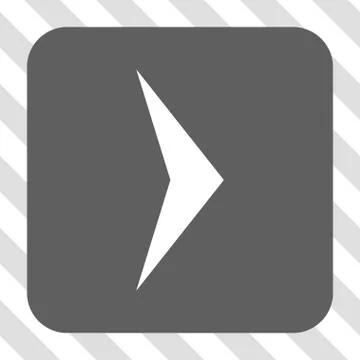 Arrowhead Right Rounded Square Button 스톡 일러스트