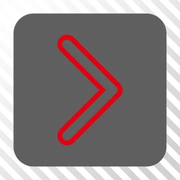 Arrowhead Right Rounded Square Button イラスト素材