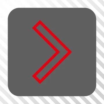 Arrowhead Right Rounded Square Button 스톡 일러스트