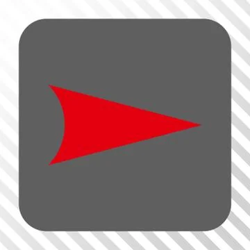 Arrowhead Right Rounded Square Button Stock Illustration
