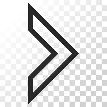 Arrowhead Right Vector Icon Stock Illustration