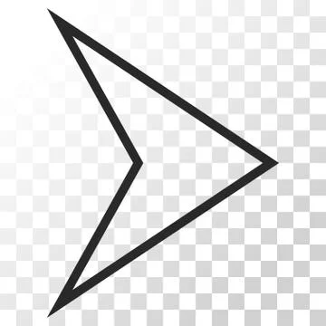 Arrowhead Right Vector Icon Stock Illustration