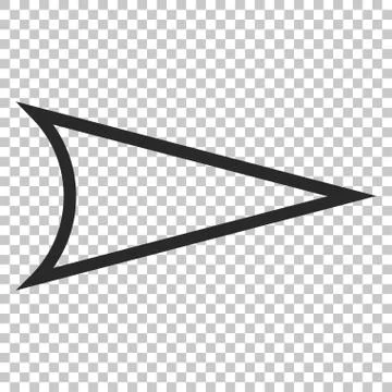 Arrowhead Right Vector Icon Stock Illustration