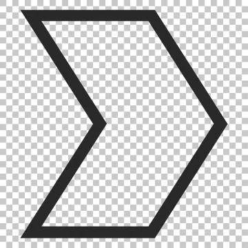 Arrowhead Right Vector Icon Stock Illustration