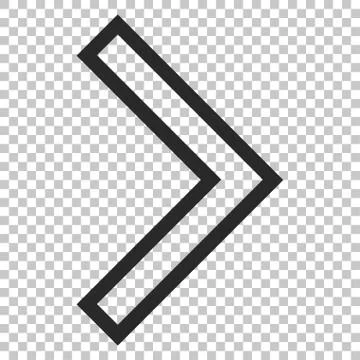 Arrowhead Right Vector Icon Stock Illustration
