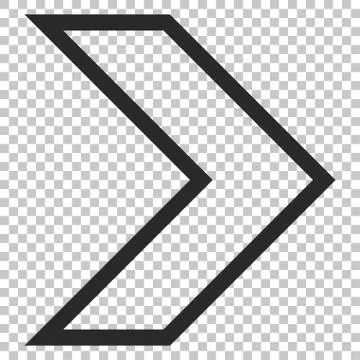 Arrowhead Right Vector Icon Stock Illustration