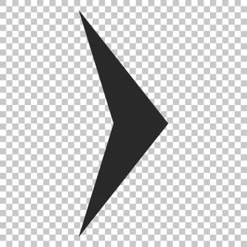 Arrowhead Right Vector Icon Stock Illustration