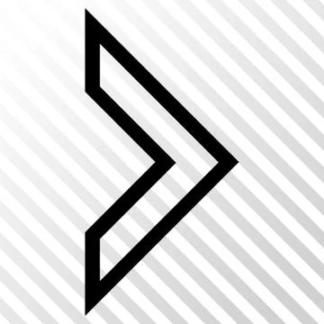 Arrowhead Right Vector Icon Stock Illustration