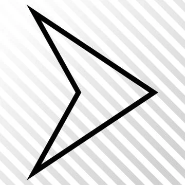 Arrowhead Right Vector Icon Stock Illustration