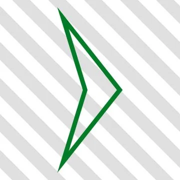 Arrowhead Right Vector Icon Stock Illustration