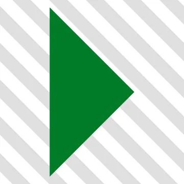 Arrowhead Right Vector Icon Illustrazione stock