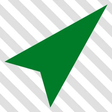 Arrowhead Right-Up Vector Icon Stock Illustration