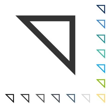 Arrowhead Right Up Vector Icon Stock Illustration