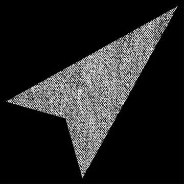 Arrowhead Right-Up Vector Textured Icon For Overlay Watermark Stamps Stock Illustration