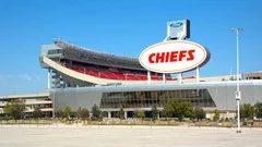 Establishing Shot of Arrowhead Stadium, , Stock Video