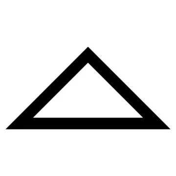 Arrowhead Up Stroke Vector Icon Stock Illustration