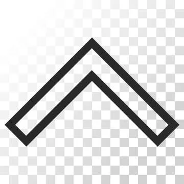 Arrowhead Up Vector Icon Stock Illustration