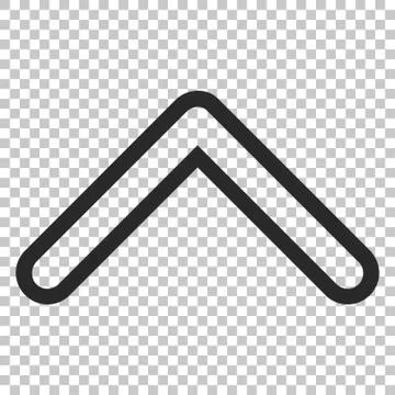 Arrowhead Up Vector Icon Stock Illustration