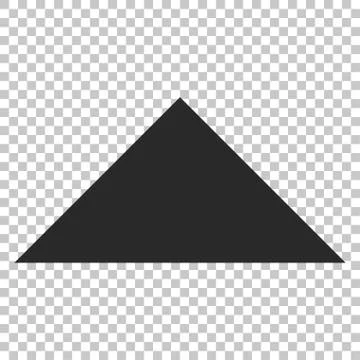 Arrowhead Up Vector Icon Stock Illustration