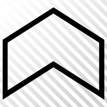 Arrowhead Up Vector Icon Stock Illustration