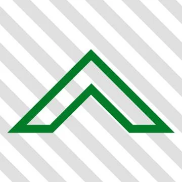 Arrowhead Up Vector Icon Stock Illustration