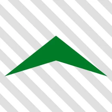 Arrowhead Up Vector Icon Stock Illustration
