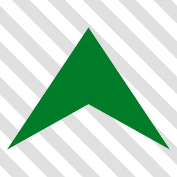 Arrowhead Up Vector Icon Stock Illustration
