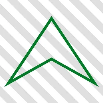 Arrowhead Up Vector Icon Stock Illustration