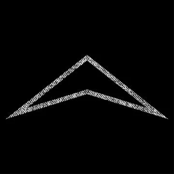 Arrowhead Up Vector Textured Icon For Overlay Watermark Stamps Illustrazione stock