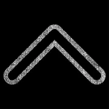 Arrowhead Up Vector Textured Icon For Overlay Watermark Stamps Illustrazione stock