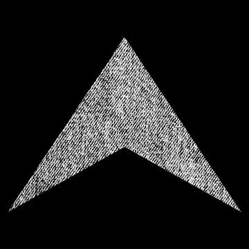 Arrowhead Up Vector Textured Icon For Overlay Watermark Stamps Stock Illustration