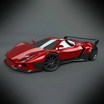 Arrowon sports car concept 3D Model