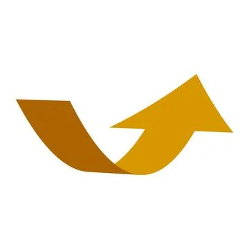 Arrows 3D Vector Colorful Illustrazione stock