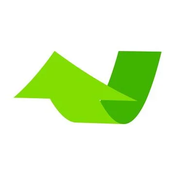 Arrows 3D Vector Colorful Illustrazione stock