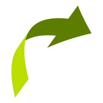 Arrows 3D Vector Colorful Stock Illustration