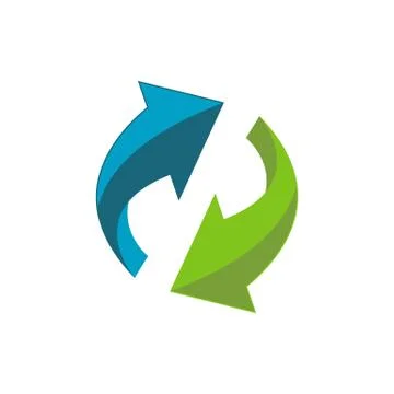 Arrows 3d vector shinning up rising icon illustration isolated on white backg Illustrazione stock