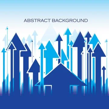 Arrows abstract template background Stock Illustration
