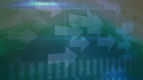 Arrows and interface codes in nature Stock Footage 106224246