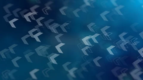 Arrows Animation Backgrounds - Infinite Loop Blue Stock Footage 107520201