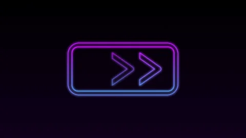 Arrows Animation of gradient blue signal with a black background Stock Footage 140340873